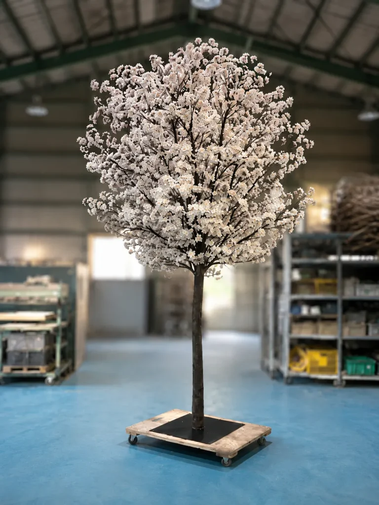 大型桜の人工樹木製作