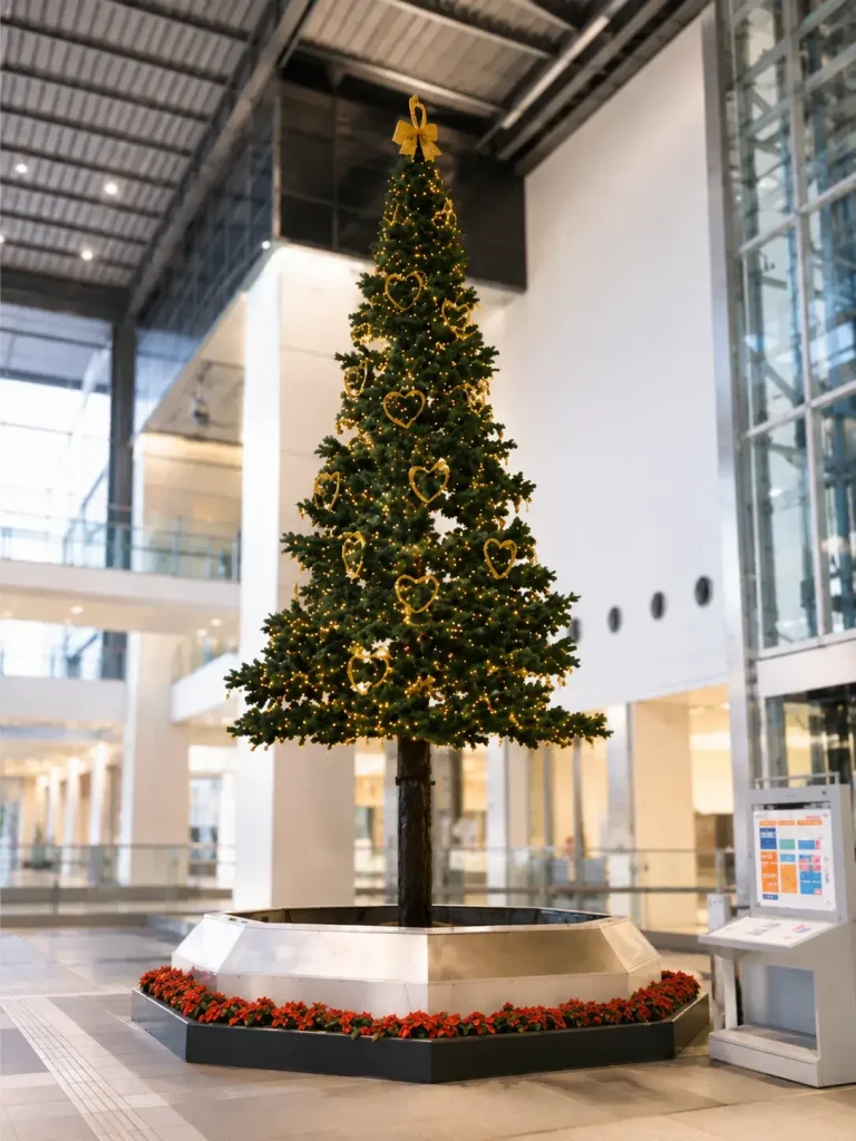 大型クリスマスツリー・イルミネーション施工